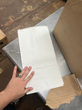 PICK UP ONLY 475 white paper sacks size 20# VERY LARGE!!!